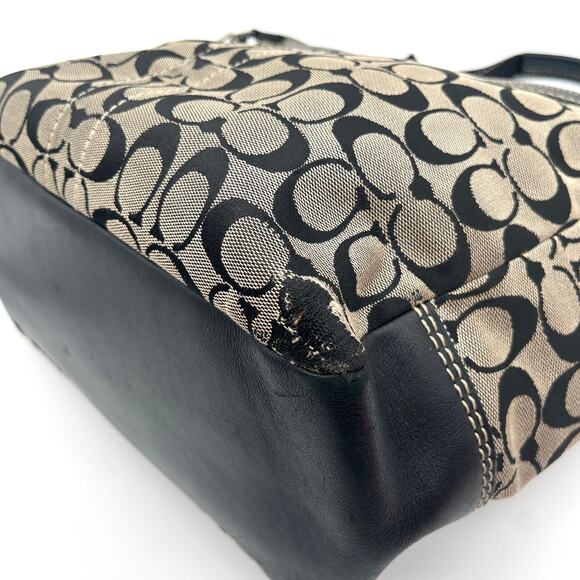 COACH VINTAGE Y2K Signature Jacquard Shoulder Bag, Large Tote - Picture 13 of 15